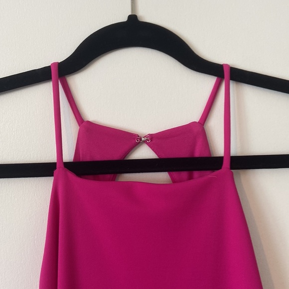 Maxi Hot Pink Ralph Lauren Gown - Picture 4 of 8